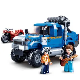 Blocks City Jaeger Model King Off-Road League Schwerer Pickup-Truck Bauset Racer Car Bricks Classic Toys Kinder Giftvaiduryb