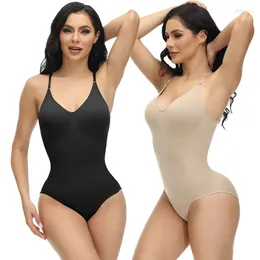 Shapers Feminino Bodysuit para mulheres Mulador de uma peça de uma peça abdomina abdome Slimming Bullifing Modelamento de roupa de baixo Elasticidade de espartilho apertado