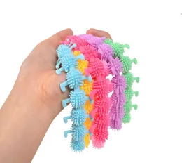 Worm Caterpillar TPR Stress Relief Toy Unicorn Stretch String Funny Pull Vent Toys Maodles Anti Soft Glue Elastyczny lina Neon Autyzm Prezent dla dzieci dorosłego 58862895