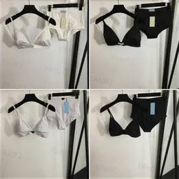 Kvinnors designer baddräkter sommar sexiga bikinis modebrev trycker badkläder strandbaddräkter