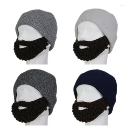 Berets 50jb unisex zwariowany broda czapka na dzika