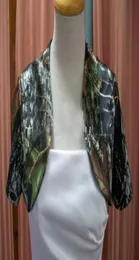 Wedding Bolerotopjacket Bridal Satin Jacket Camo Wrapps8302500