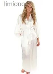 Lounge de sono feminino feminino cetim de seda longo casamento noiva dama de honra robe quimono robe feminino roupão de banho tamanho grande xxxl peignoir femme sexy roupão de banhoL240122