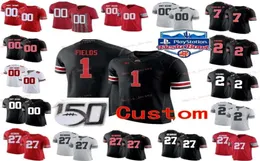 Nik1 Stitched Custom 21 Parris Campbell Jr25 Mike Weber 27 Eddie George 28 Ronnie Hickman Ohio State Buckeyes College Women Jerse4979388