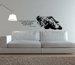 Yoyoyu Walk Decal Winyl Art Decor Domowe naklejka Motocykl Motocykl Sport Kalkoman Dekoracja pokoju dziecięcego Wyjmowana plakat ZX019 2103087598616