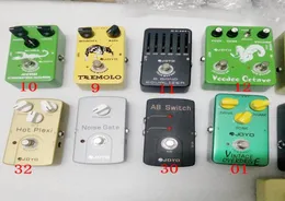 4 modeller Klassisk gitarreffekt pedal Välj multieffekter pedaler distorsion overdrive fördröjning eko reverb chorus flanger wah volum4194216