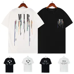 Tasarımcı Erkek Tişörtleri Klasik Vakfı Kısa Kollu Gömlek Lüks Hip Hop Sokağı Popüler Erkekler Kadın Tişört Saf Pamuk Asya Boyut
