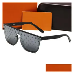 Gafas de sol 2023 Vacaciones Diseñador de lujo Marca Gafas de alta calidad para mujeres para hombre Uv400 Lente Uni Drop Entrega Accesorios de moda Otjhy