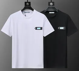 Herrkläder herr t-shirts casual män och kvinnors t-shirts med monogrammade tryck korta ärmstoppar till salu lyxiga mäns hiphopkläder