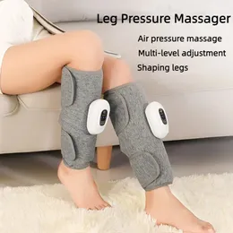 Masseur de mollet Appareil de massage électrique des jambes 3 modes Double colonne longue Airbag Massage par pression d'air Soulager les muscles Chargement USB 240118