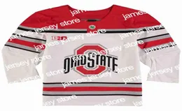 Hokey özel Ohio State Buckeyes Buz Hokey Formaları Men039S Sasha Larocque Jersey Mason Jobst Luke Stork Wyatt Ege Dakota Josh9357736