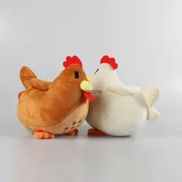 Pluszowe lalki 22 cm Stardew Valley Chicken Pillow Plush Miękki nadziewane zwierzęce zabawki z kreskówki Stardew Valley Dzieci Prezent urodzinowy prezent Bożego Narodzenia