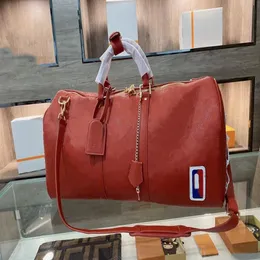 2021 عالي الجودة حقيبة سفر Keepall Classic Satchel Fashion Laggage Laggage Basketball Pocket للجنسين نساء الرجال TOUSES H253I