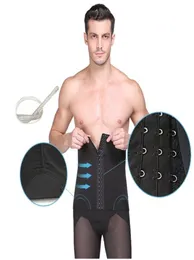 Ningmi Mans Shapewear 허리 트레이너 바디 셰이퍼 배 트리미머 피트니스 피트니스 벨트 코르셋 맨 남성 속옷 슬림 스트랩 Cincher4424222