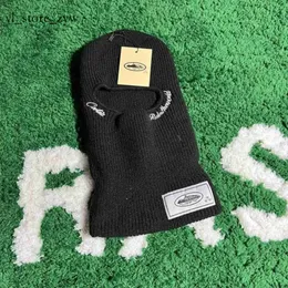 Corteizs crtz rtw balaclava siyah maske kortezs beanies kortize tasarımcısı y2k şapka korteizd karmaşa spor hip hop kaykay yüksek cadde crtz kapaklar beyaz tilki maskesi