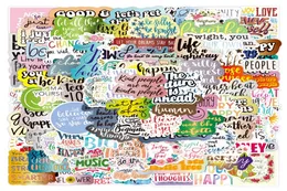 100pcllot Inspirujące naklejki na graffiti do laptopa notebook notebook bagaż butelka do butelek samochodowych Dekale dzieci Prezenty 38882064