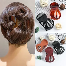 Women Large Hair Clamp Hair Clip Seamless Plastic Duckbill Claw for Women Girls Simple Hairpins Styling Tools Hair Accessories