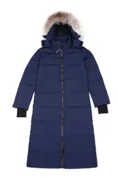 Down Jacket Designer Herr- och kvinnors vandringsjacka förtjockad vindtät varm skidor Löst långa jacka Par Jackorstorlekar S till XL