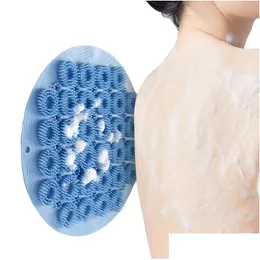 バスツールアクセサリーシャワーフットアンドバックスクラバーSILE MAS PAD PAD WALL MANTED CUSHION BRUSH with Suction Cup