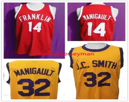 백작 염소 돈 cheadle 리바운드 14 Manigault Jersey Throwback Mens 스티치 저지 레트로 맞춤형 크기 S5XL9350905