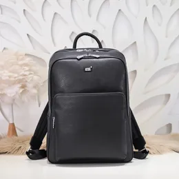 mochila de nível superior 10A Mont blanc maleta masculina cheia de couro caixa maleta palito de couro designer bolsa bolsa de luxo saco de imprensa 41.30.13cm