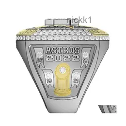 Three Stone Rings 20212022 Astros World Houston Baseball Championship Ring Nr. 27 Altuve Nr. 3 Fans Geschenk Größe 11 Drop Dhj6f 5J9R