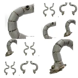 Sistema Cat-Back per R6 Downpipe di scarico Tubo di testa in acciaio inossidabile Modifica di parti Accessori per auto Consegna di goccia Automobili Motorcyc Dhdhk