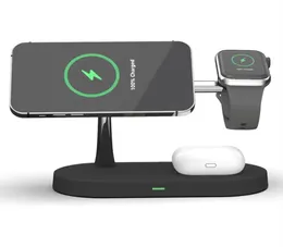 3 In 1 Magnetic Wireless charger Stand 15W Fast Charging Dock Station For Watch Chargers Stand7802956