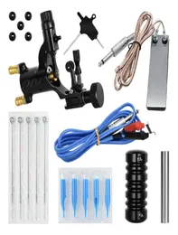 Tatoo Machine Set Maquina de Tatuar Kit Completo Tatuagem Profissional Tattoo Needles CILPコードグリップ