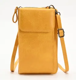 3 uds carteras de mujer PU Casual liso multifuncional cubierta de solapa teléfono largo tarjetero con cadena Color mezclado