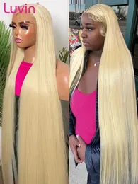 Human Hair 613 Honey Blonde 13x6 HD Lace Frontal Wig Human Hair Color Straight 13x4 Lace Front 5x5 Glueless Baby Hair Wig