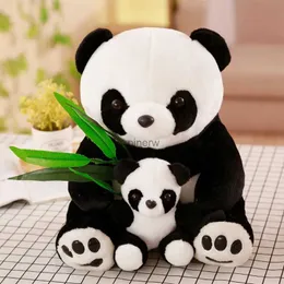 Plyschdockor nya plysch panda leksaker söta fyllda djurdockor mamma och son leksak gåva för barn vänner flickor hem dekor jul present