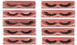 Nuovo arrivo 3d ciglia di visone spesse veri visoni capelli ciglia finte eye lash trucco estensione ciglia finte set 10 stili 1box1pairs8030059