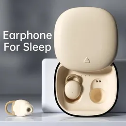 Мини-невидимые беспроводные наушники для сна, безвредные для ушей Bluetooth-наушники с микрофоном, водонепроницаемая игровая гарнитура для бега
