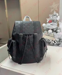 مصمم حقائب السفر Zaino Uomo كبيرة على ظهر الظهر فاخرة السفر عودة حزمة كريستوفر Rucksack الكتف الكتف حقائب كمبيوتر حقيبة مدرسية كمبيوتر محمول