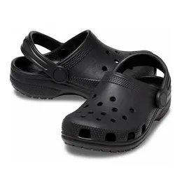 2024New Crocodile Womens Clog Designer Sandals per bambini Slimi per bambini Slide culo Classic Mens Triple scarpe impermeabili bianche Hospital Flat 25