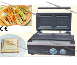 التجاري Nonctick 110V 220V Electric 2slice Square Loaf Bread Bread Sandwich Maker Maker Toaster Grill5690391