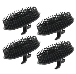 Saç Fırçaları L Mens Şampuan Fırçası Kafa Derin Temizlik İçin Florated Duş Tarak Plastik Büyüme Sakal PE Saçkar