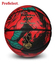 Баскетбольный мяч SPALDING wilson Proselect Официальный аутентичный Glory Rose Classic edition универсальный противоскользящий износ для дома и улицы re4371016