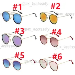 raybans sunglasses ROUND METAL Raybans Classic Sunglasses Brand Retro Women 2023 Luxury Designer Eyewear Band Metal Frame Designers Sun Glasses Woman 666