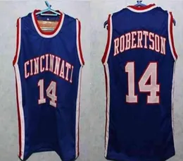 Cheap Custom Men Rare Youth Women 14 Oscar Robertson Cincinnati Royals Blue Basketball Jersey Size S5xl or Custom Any Name or Nu5430664