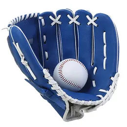 Utomhussport baseball handske softballövning utrustning 9.5/10.5/11.5/12.5 tum vänster hand för barn/vuxna män kvinnor som tränar 240119