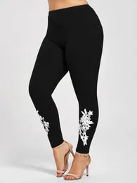 Capris Rosegal Frauen enge Leggings weibliche sexy Hose drängen foss nahtlos hohe taille application dünne lässige leggings Mujer s4xl