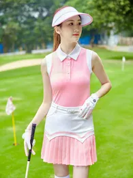 TTYGJ 2023 Новая женская футболка для гольфа, летняя одежда для гольфа с коротким рукавом, женские рубашки поло, теннисные рубашки, спортивный топ сухого покроя