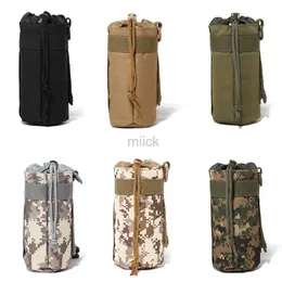 Vattenflaska Tactical Molle Water Bottle Bag Militär utomhuscamping Vandring Vattenflaskhållare Multifunktion Bottle Pouch 240122