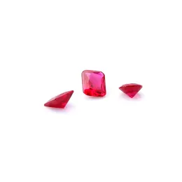 Inserção de diamante de rubi redondo retângulo quadrado estilos inserção de rubi ferramenta para fumar para borda chanfrada quartzo banger unhas vidro bongs zz