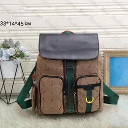 Zaino firmato Borsa di marca di lusso Zaini con doppia tracolla Portafoglio da donna Borse in pelle di tela Lady 2Gss Lettera Borsone da viaggio da Zaino Borse da scuola