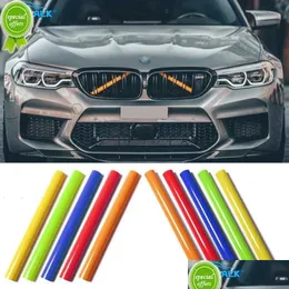 Andere Pflegereinigungswerkzeuge Neues Auto-Frontgrill-Zierstreifen-Styling-Zubehör für F30 F20 0 X1 X3 X4 X5 X6 G01 G30 Drop-Lieferung Auto Dhzss