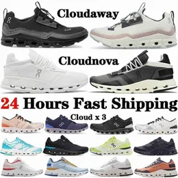 Ayakkabılarda En Kaliteli Ayakkabılar X 3 Cloudnova Form Z5 Cloudway Erkek Kadınlar İsviçre Tasarımcı Spor ayakkabıları Badem Ash Üçlü Beyaz Siyah Siyah Eclipse Gül FA