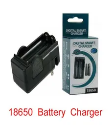 Dual AC 18650 Battery Rechargable Charger Double Type US plug Charger for 18650 LiIon 36v 37v battery with retail box1692676